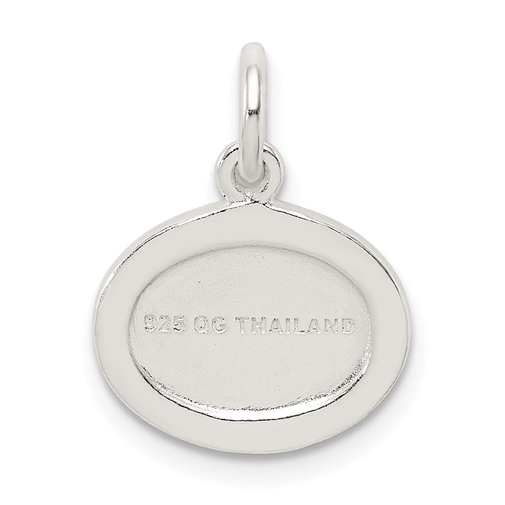 Sterling Silver Stellux Crystal Angel Pendant