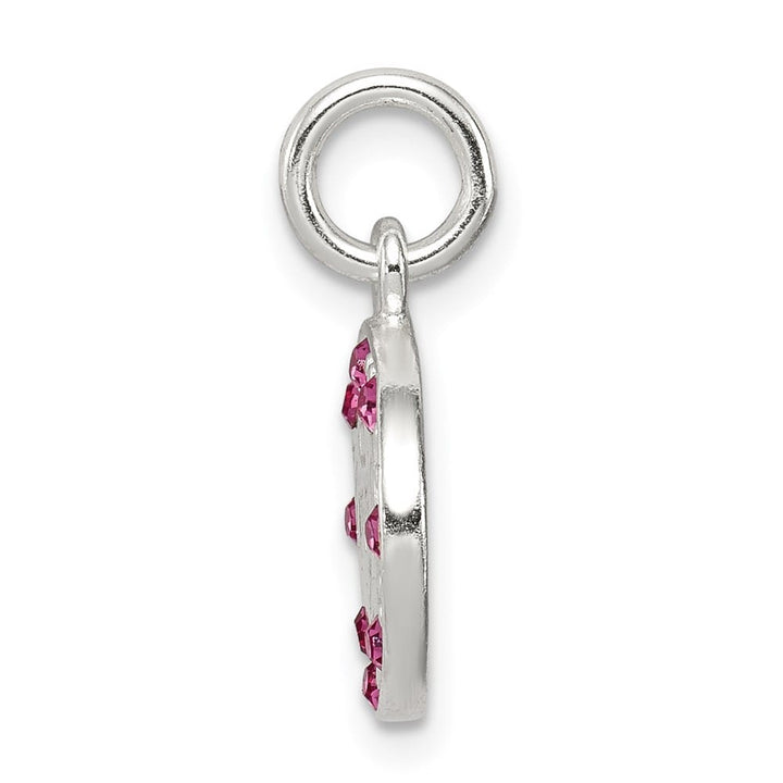Sterling Silver Stellux Crystal Angel Pendant
