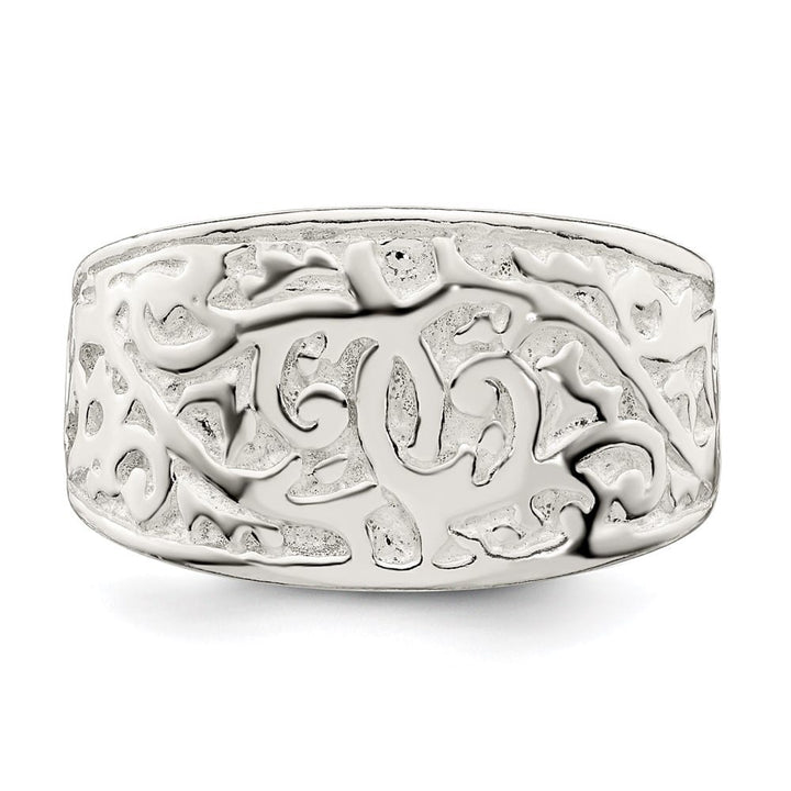 Sterling Silver Swirl Design Ring