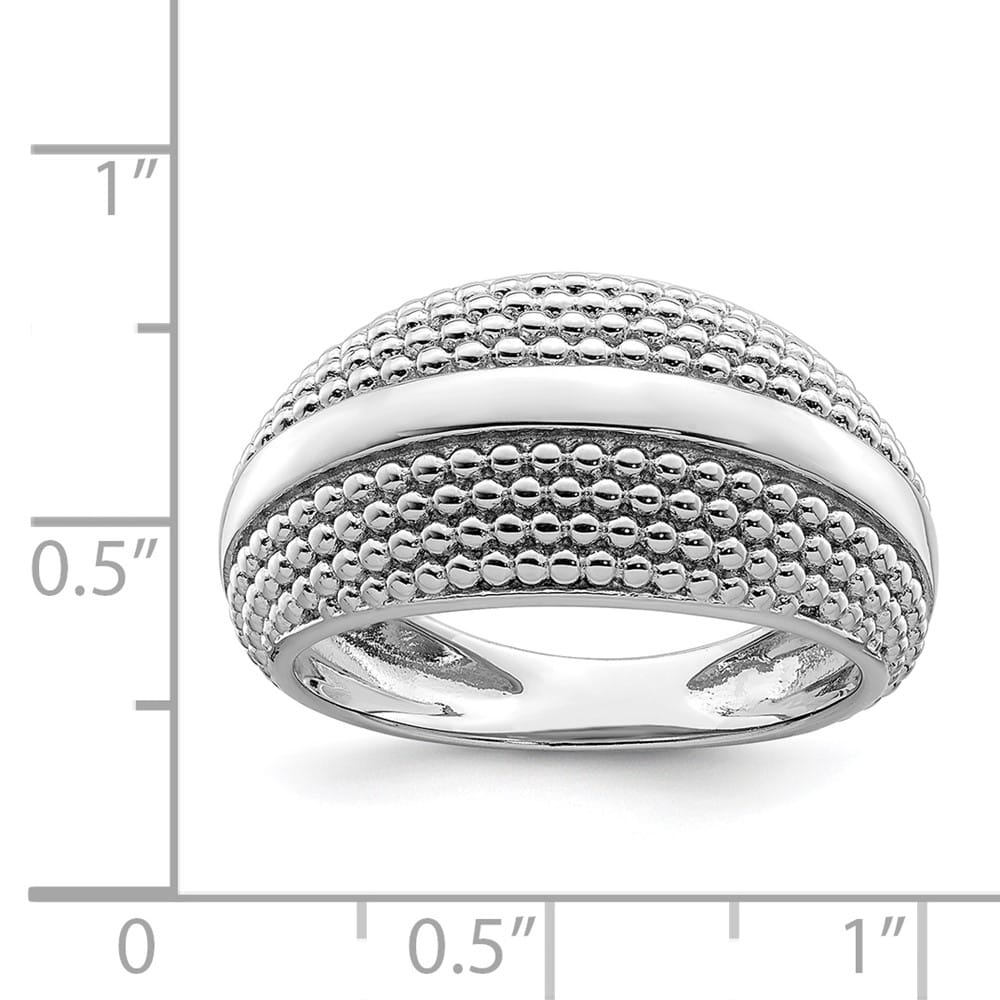 Sterling Silver Textured Ring