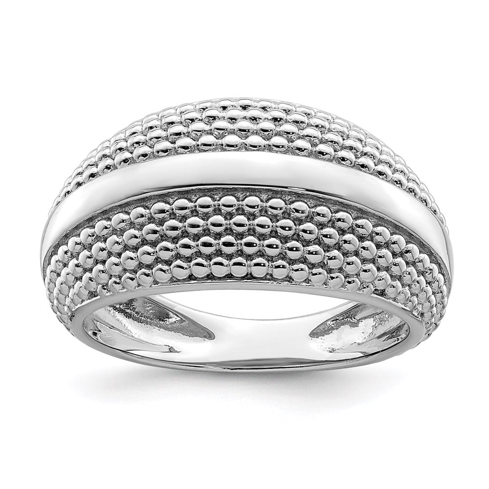 Sterling Silver Textured Ring