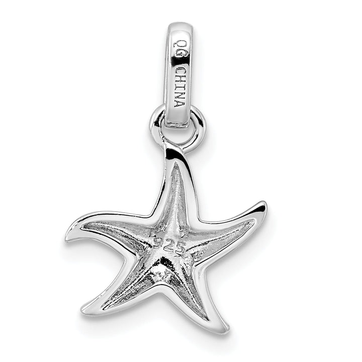 Sterling Silver Textured Starfish Pendant