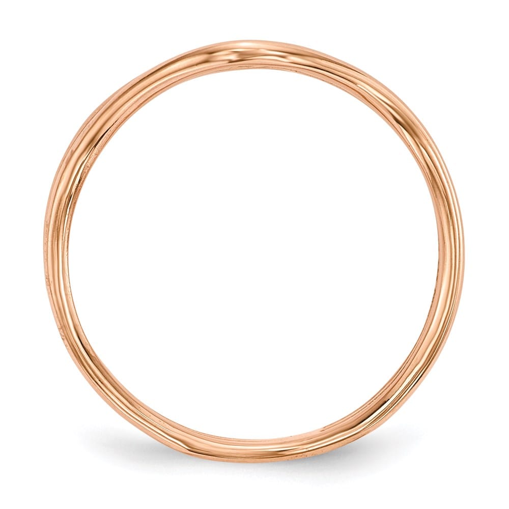 Sterling Silver Tone 3-band Ring