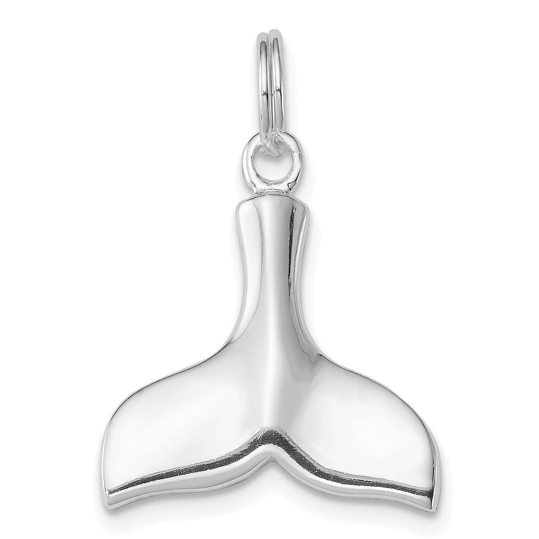 Sterling Silver Whale Tail Charm