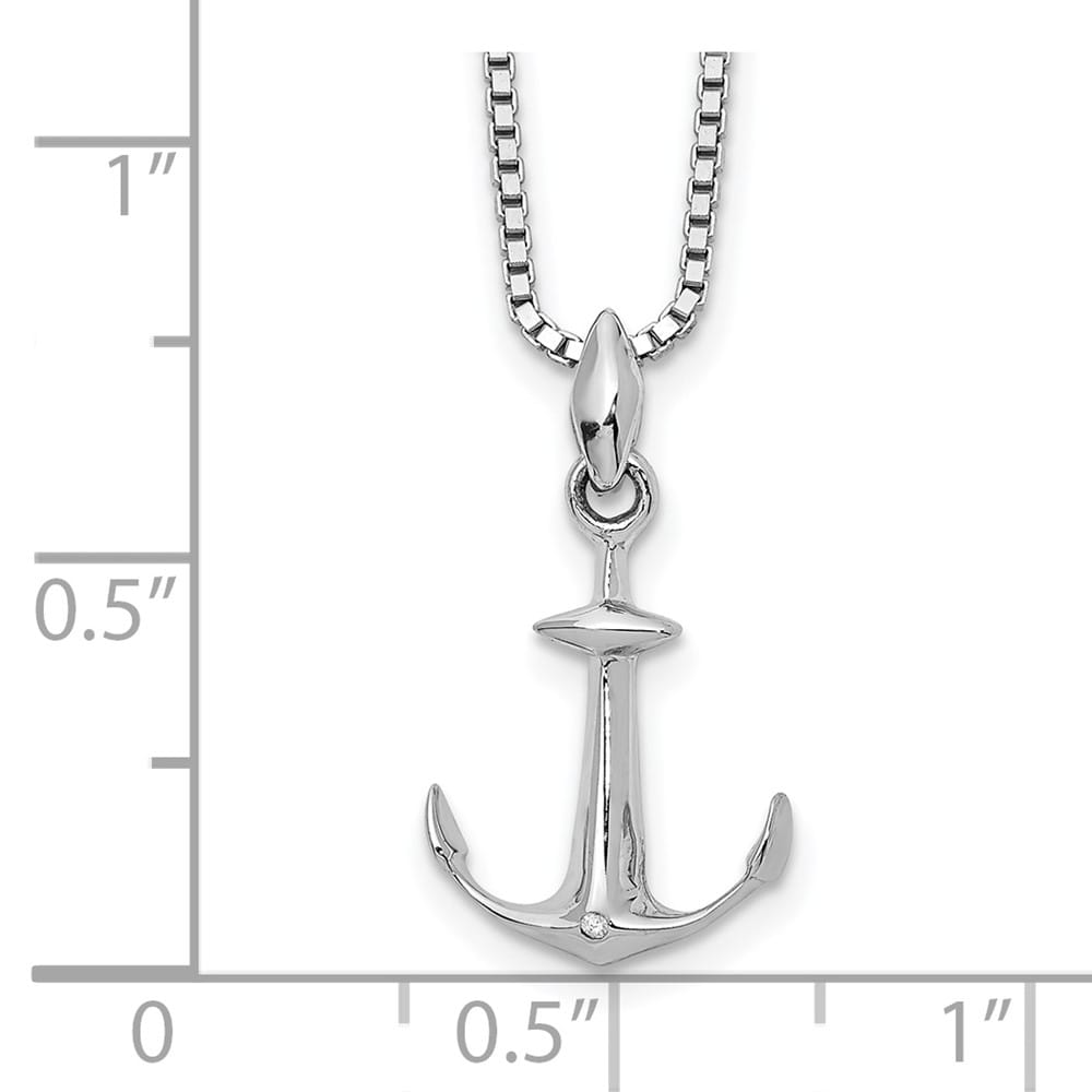 Sterling Silver White Ice Diamond 20 inch Necklace