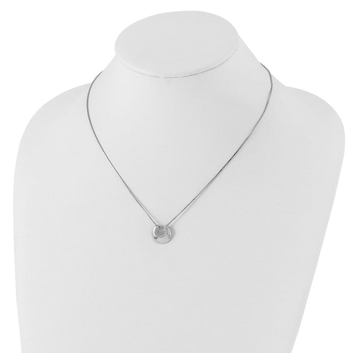 Sterling Silver White Ice Diamond 26 Stone Box Chain 20 inch Necklace