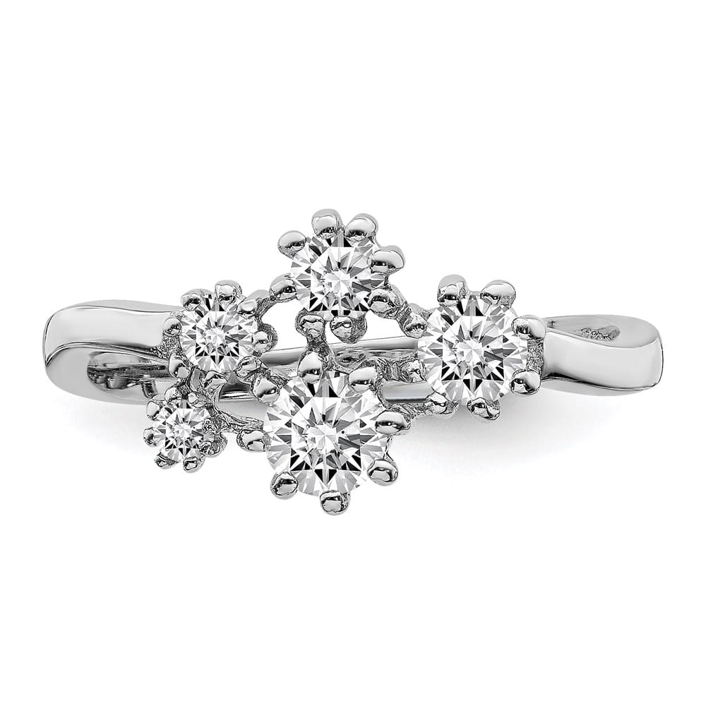Sterling Silver with CZ Ring