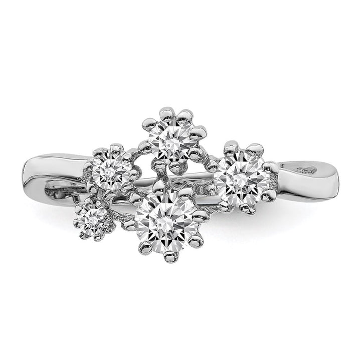 Sterling Silver with CZ Ring