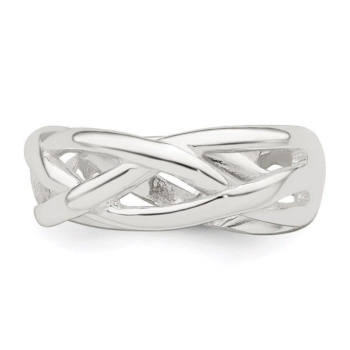Sterling Silver Woven Toe Ring