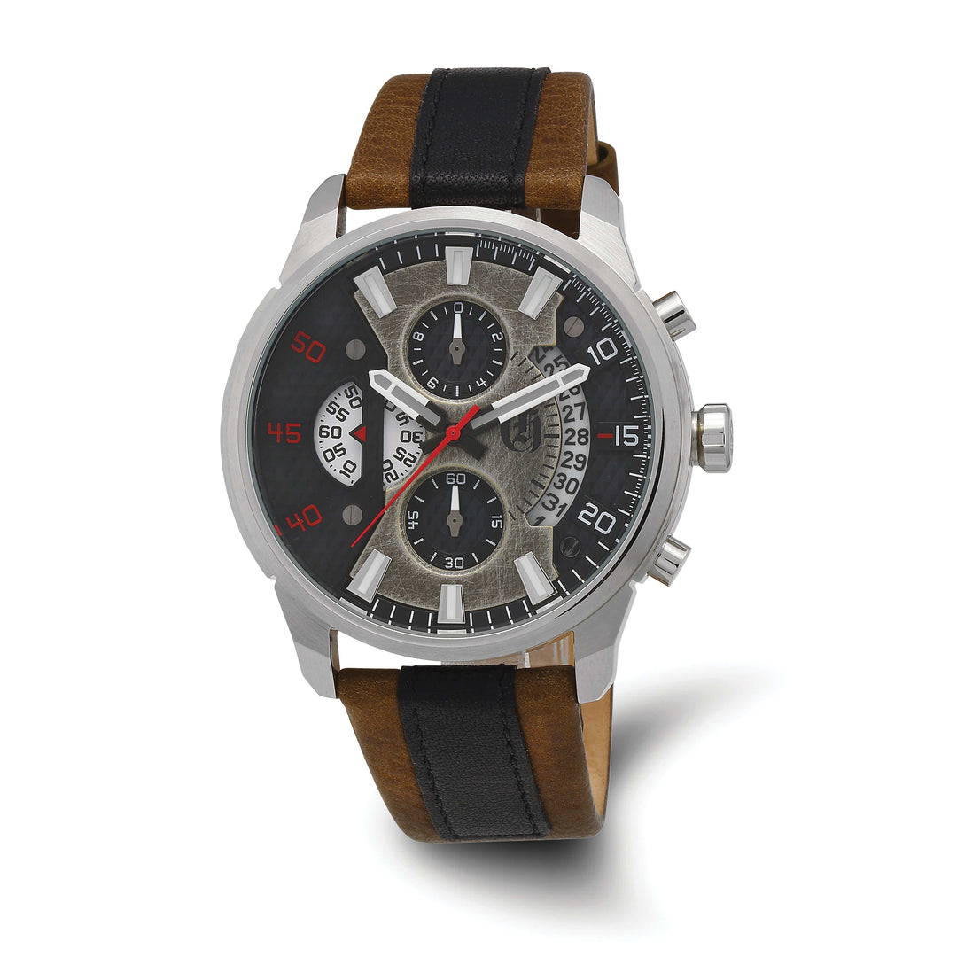 Lovely Rita's Watch Charles Hubert Classic Ceramic SS Chronograph Black Dial Watch