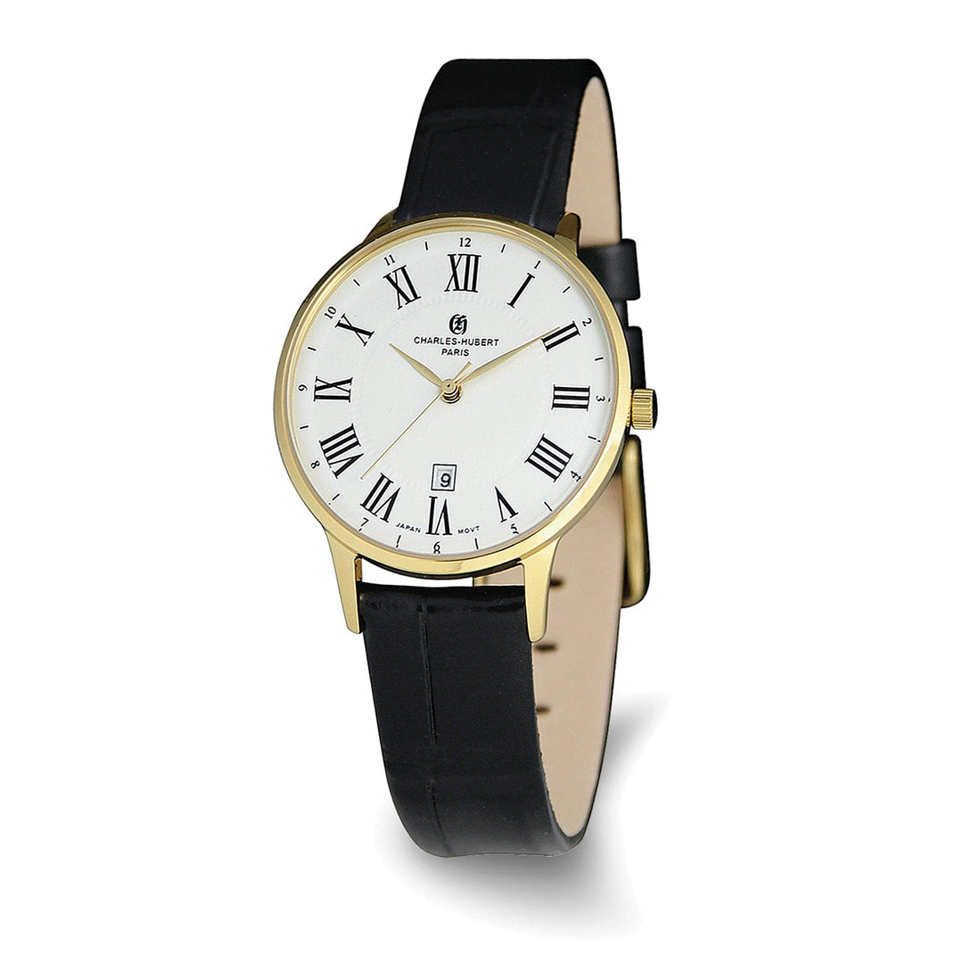 Lovely Rita's Watch Charles Hubert Classic Gold-Plated SS Quartz Polished Watch