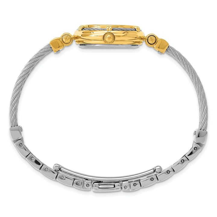 Lovely Rita's Watch Charles Hubert Classic MOP Dial with SS Wire Bangle Polished Watch