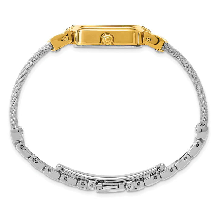 Lovely Rita's Watch Charles Hubert Classic SS Wire Bangle MOP Dial Polished Watch