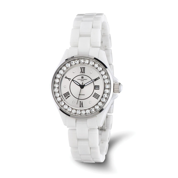 Lovely Rita's Watch Charles Hubert Classic Stainless Steel Ceramic Watch
