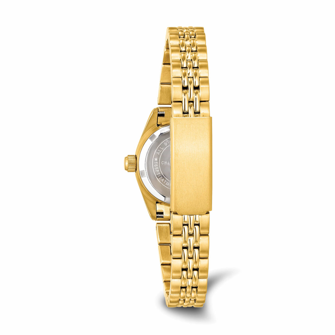 Lovely Rita's Watch Charles Hubert Ladies Chic Stainless Steel Black Dial Polished Watch