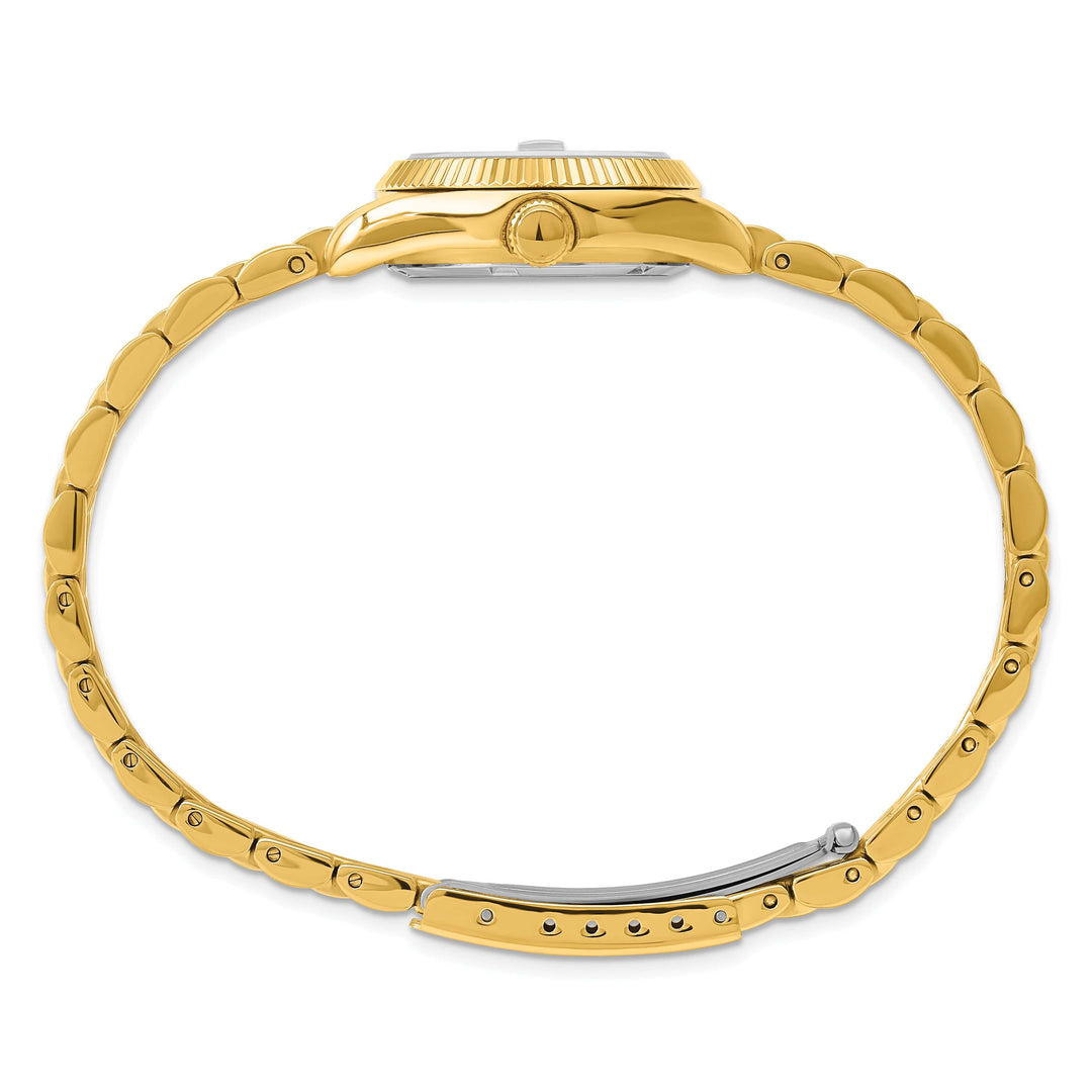 Lovely Rita's Watch Charles Hubert Ladies Chic Stainless Steel Black Dial Polished Watch