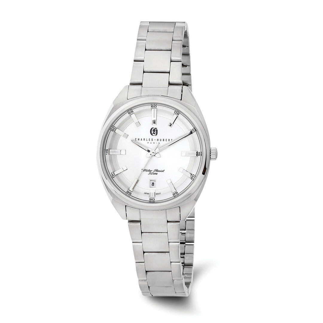 Lovely Rita's Watch Charles Hubert Ladies Dainty SS Silver-tone Dial Polished Watch