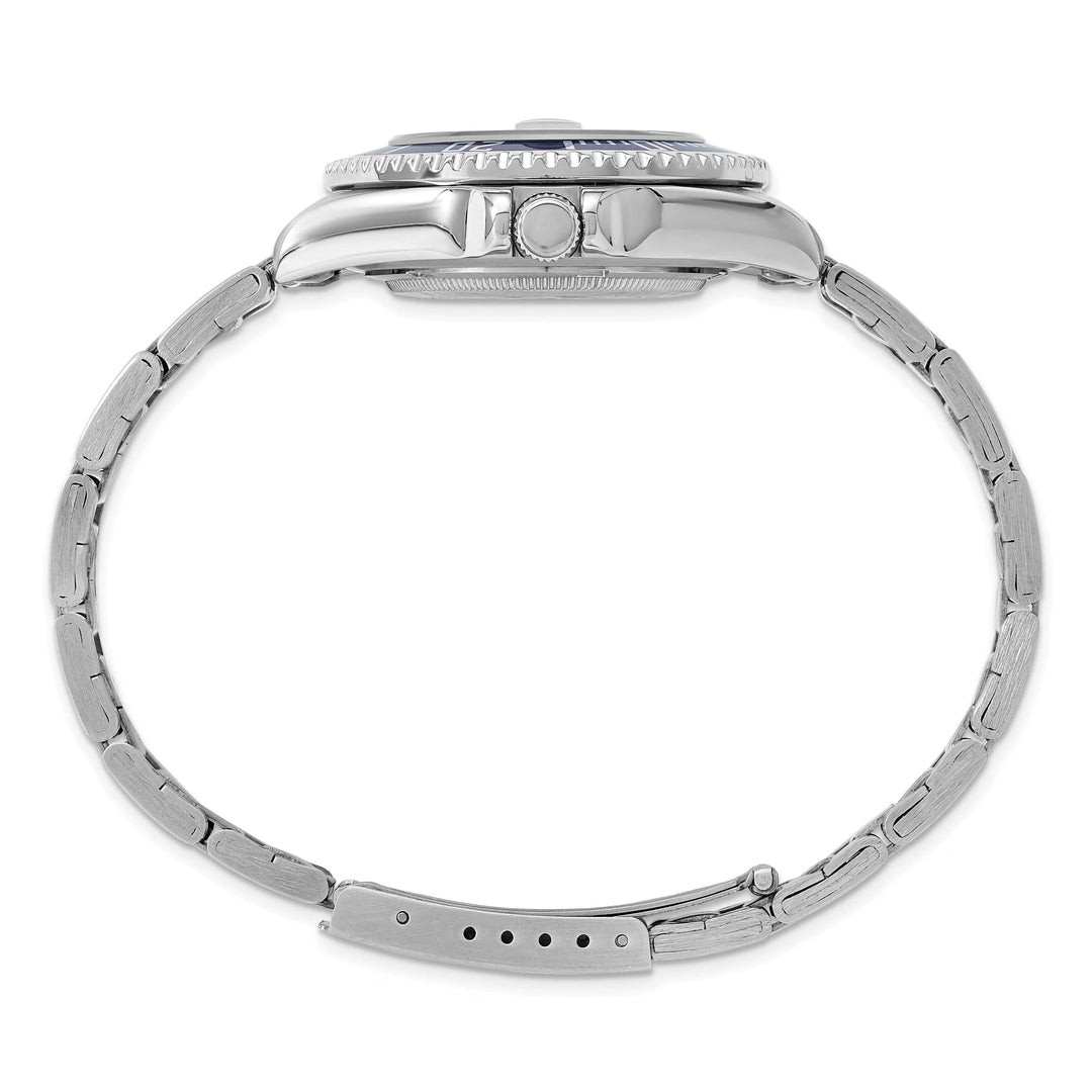 Lovely Rita's Watch Charles Hubert Ladies Elegant SS Band Blue Dial Polished Watch
