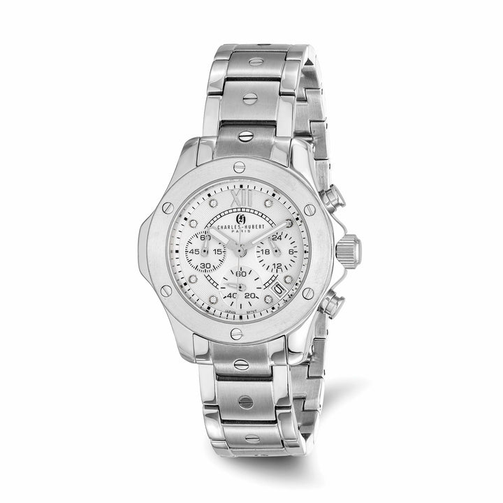 Lovely Rita's Watch Charles Hubert Ladies Elegant SS Silver Dial Polished Watch