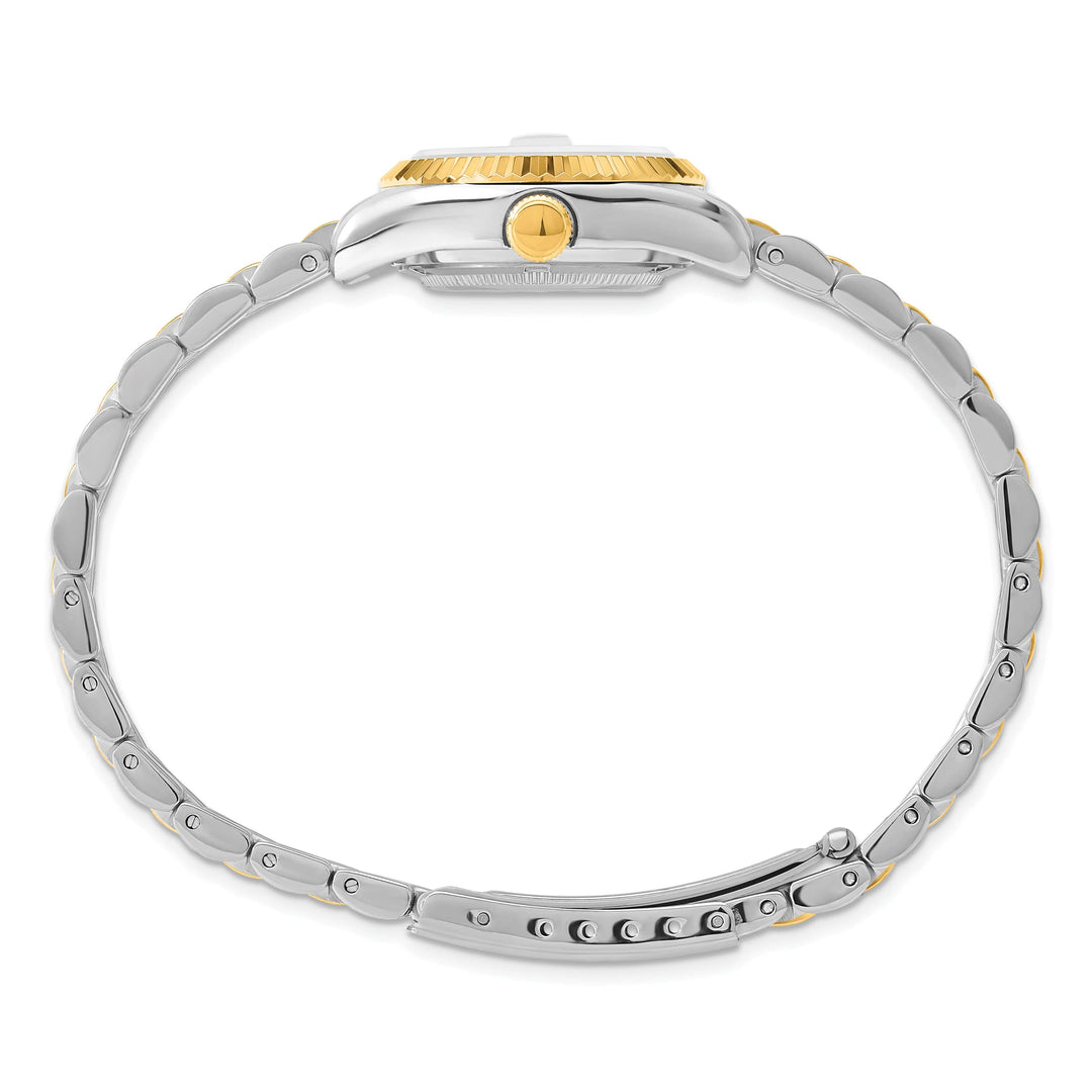 Lovely Rita's Watch Charles Hubert Ladies Elegant SS Two-tone Off White Dial Watch