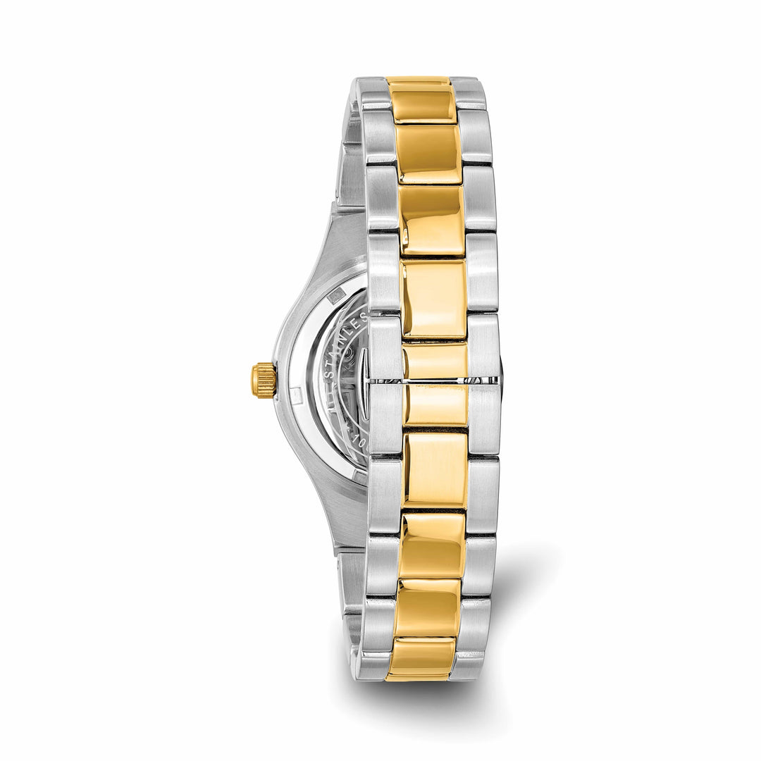 Lovely Rita's Watch Charles Hubert Ladies Elegant Two-tone SS Silver Dial Polished Watch