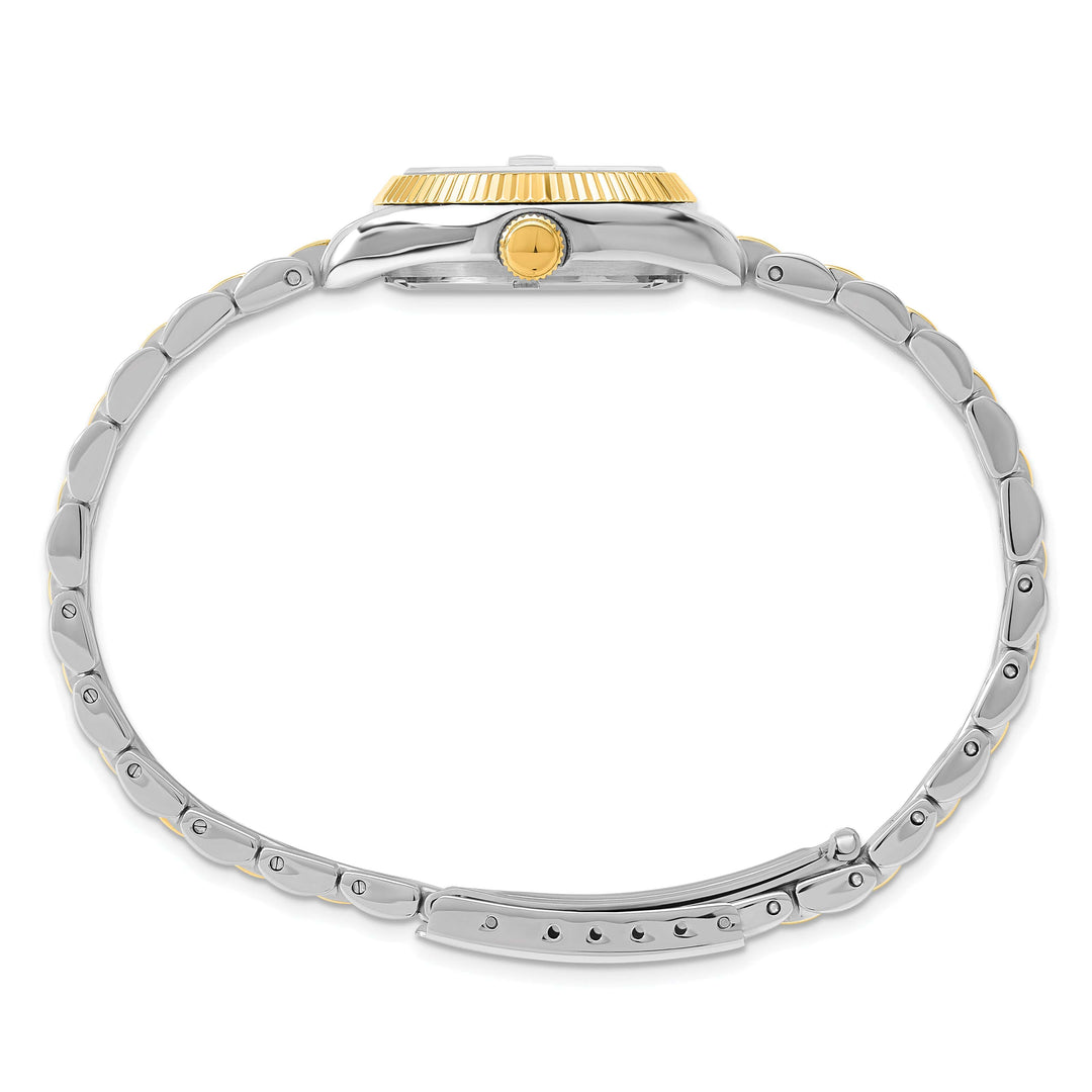 Lovely Rita's Watch Charles Hubert Ladies Elegant Two-tone SS White Dial Polished Watch