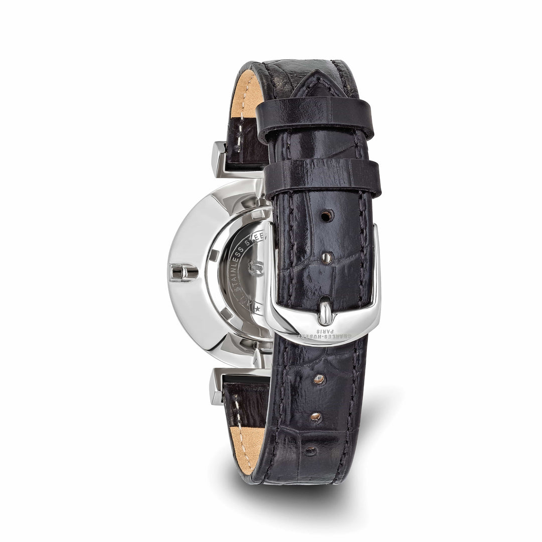 Lovely Rita's Watch Charles Hubert Ladies Refined SS White Dial Polished Watch