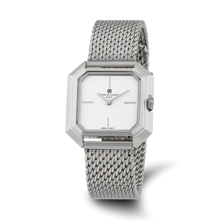 Lovely Rita's Watch Charles Hubert Ladies SS Stainless Mesh Silver-tone Dial Quar Watch