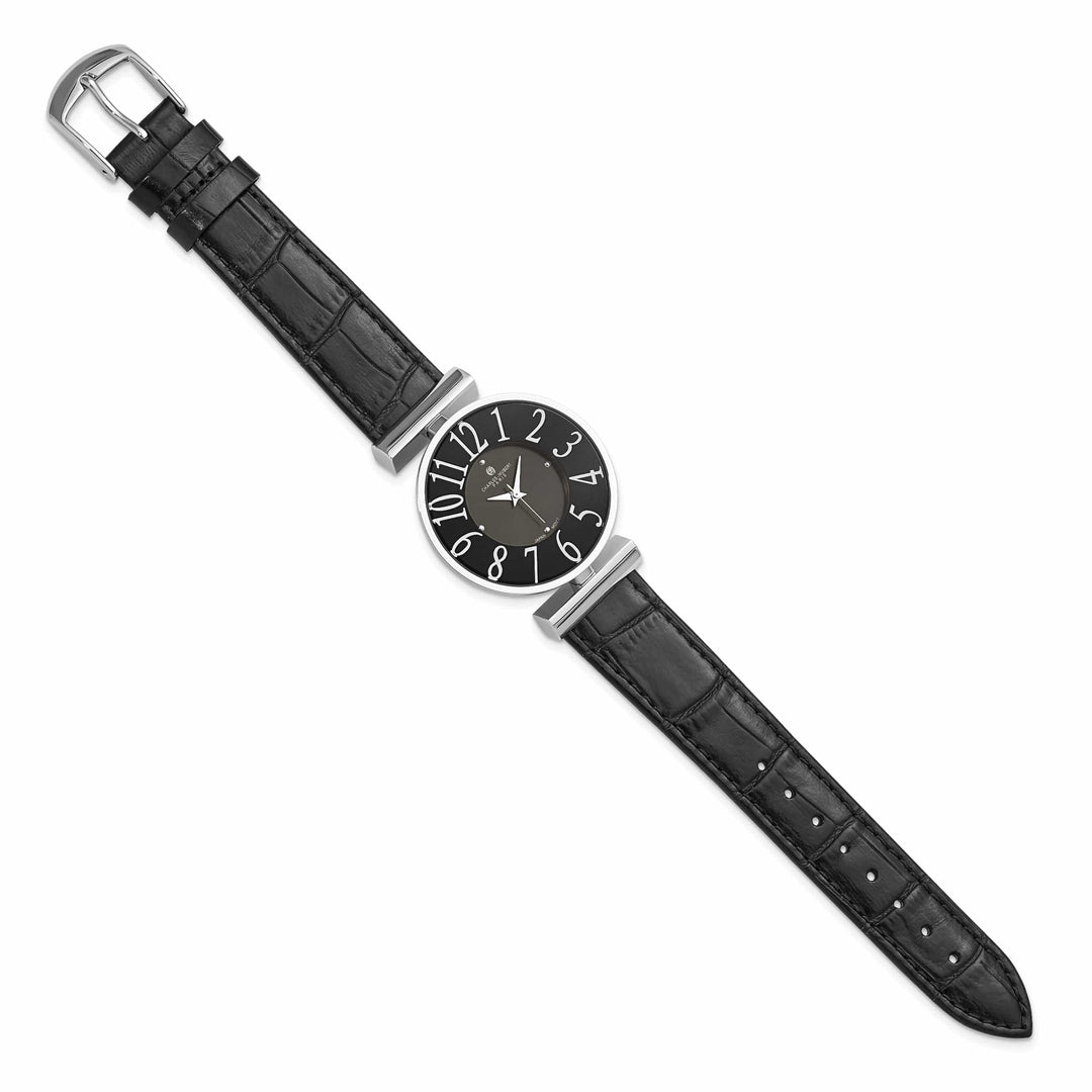 Lovely Rita's Watch Charles Hubert Ladies Stylish SS Black Dial Watch Black Dial Watch