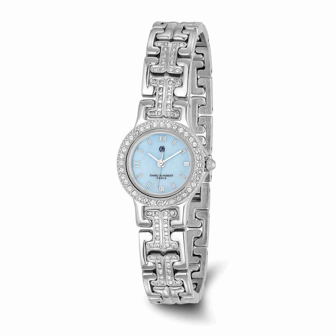 Lovely Rita's Watch Charles Hubert Light Blue MOP Dial with 4 Changeable Bezels Watch