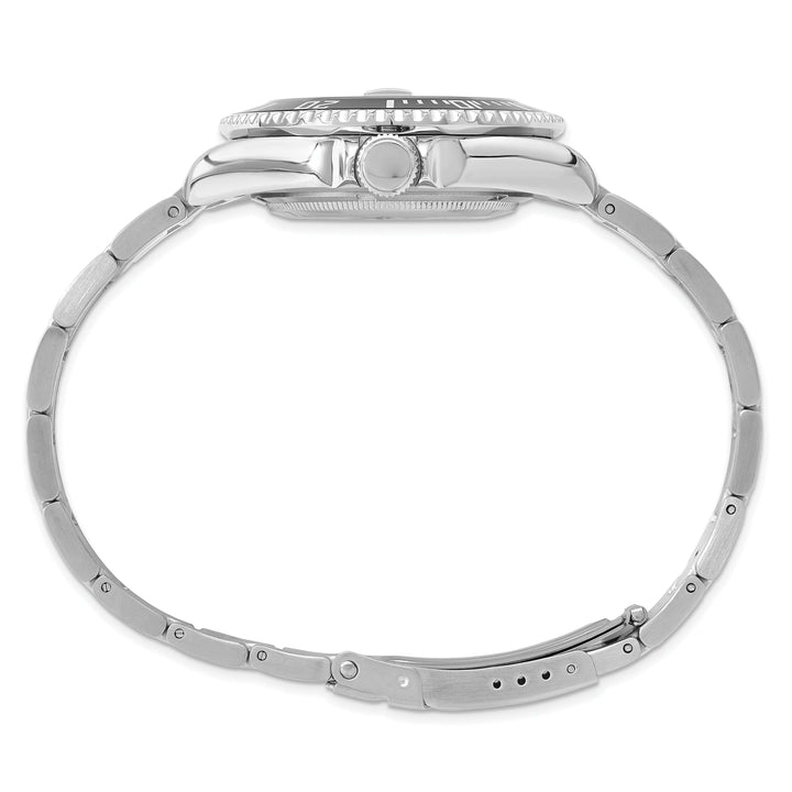 Lovely Rita's Watch Charles Hubert Mens Classic SS Black Dial with Date Polished Watch