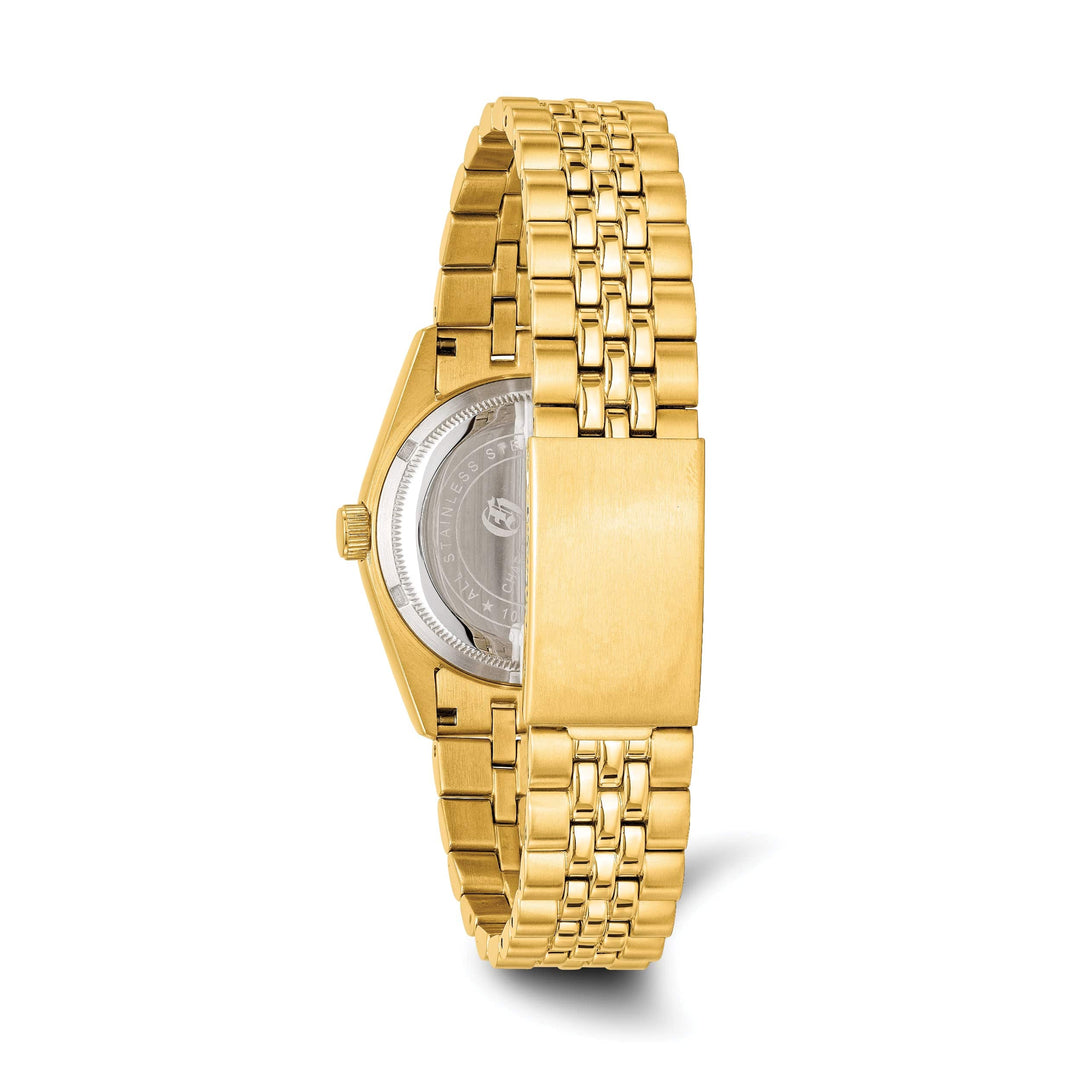 Lovely Rita's Watch Charles Hubert Mens Classic SS Champagne Dial Polished Watch