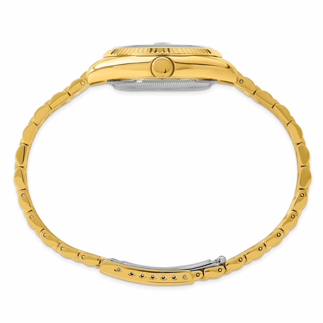 Lovely Rita's Watch Charles Hubert Mens Classic SS Champagne Dial Polished Watch