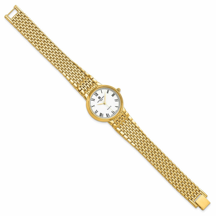 Lovely Rita's Watch Charles Hubert Mens Classic SS Gold-finish Brass Polished Watch