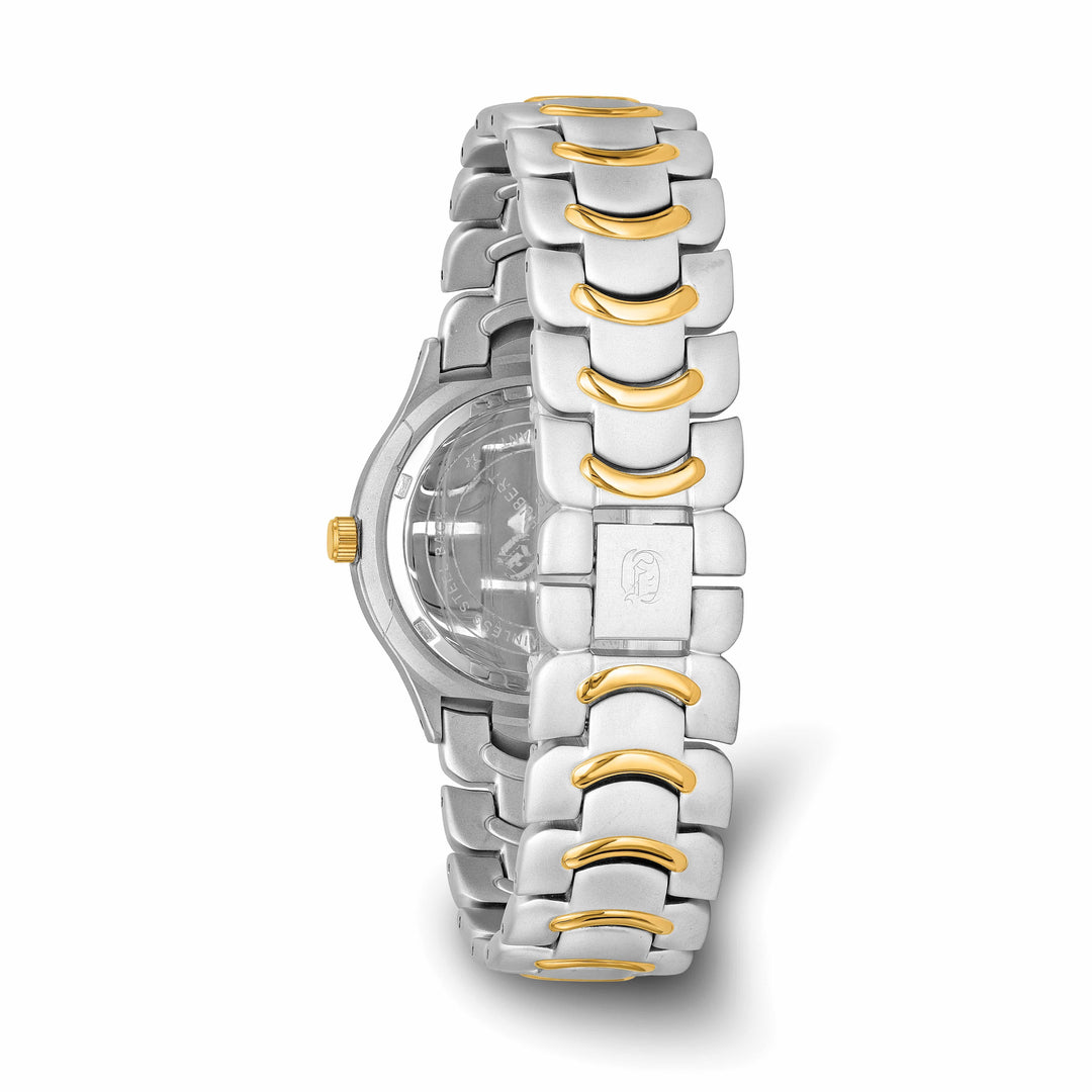 Lovely Rita's Watch Charles Hubert Mens Classic SS Two-tone Brass White Dial Watch