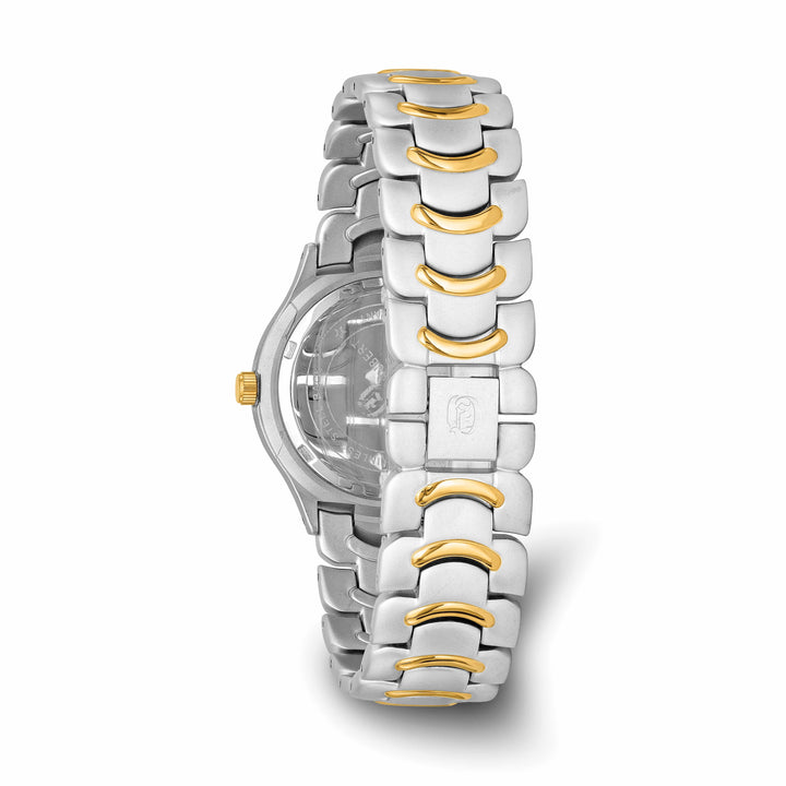 Lovely Rita's Watch Charles Hubert Mens Classic SS Two-tone Brass White Dial Watch