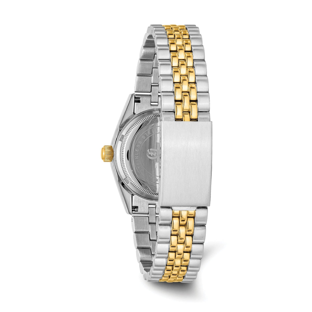 Lovely Rita's Watch Charles Hubert Mens Classic SS Two-tone Off White Dial Polished Watch