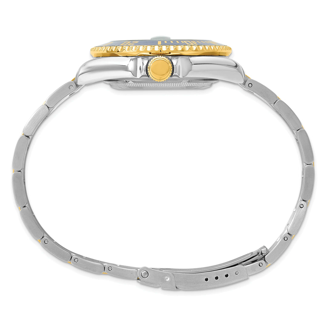 Lovely Rita's Watch Charles Hubert Mens Classic Two-tone SS Blue Dial Polished Watch