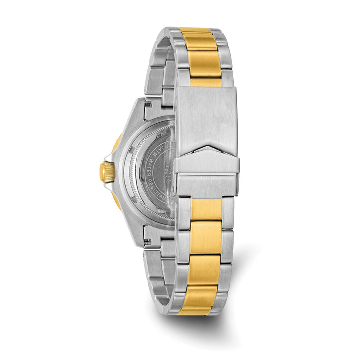 Lovely Rita's Watch Charles Hubert Mens Classic Two-tone SS Blue Dial Polished Watch