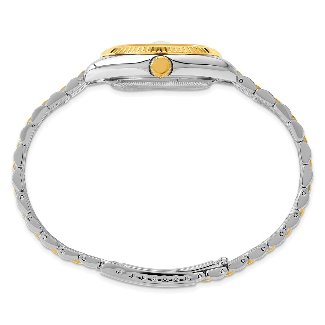 Lovely Rita's Watch Charles Hubert Mens Classic Two-tone SS Silver-White Dial Watch