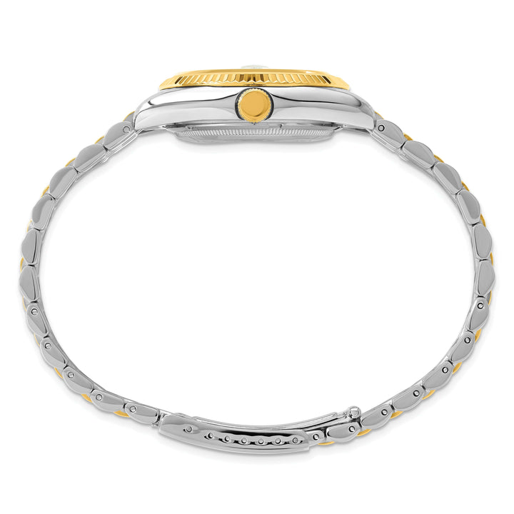 Lovely Rita's Watch Charles Hubert Mens Classic Two-tone SS Silver-White Dial Watch