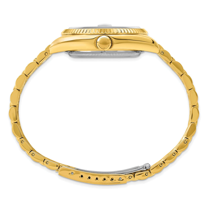 Lovely Rita's Watch Charles Hubert Mens Sophisticated SS Black Dial Watch Black Dial Watch