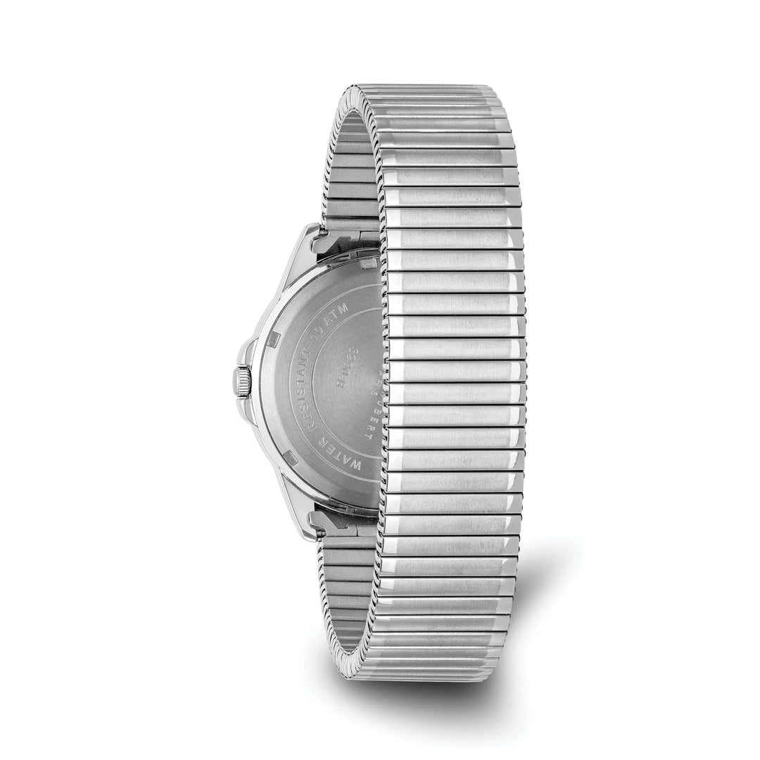 Lovely Rita's Watch Charles Hubert Mens SS Titanium Black Dial Expansion Band Watch
