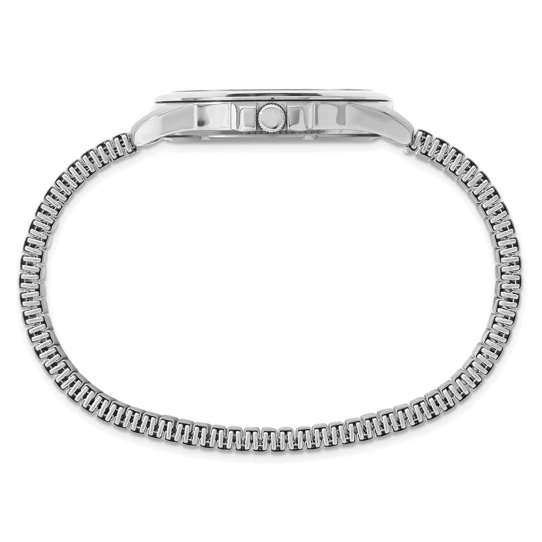 Lovely Rita's Watch Charles Hubert Mens SS Titanium Black Dial Expansion Band Watch