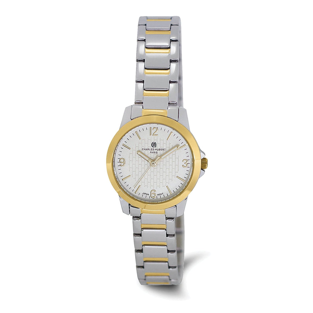 Lovely Rita's Watch Charles Hubert Sleek Two-Tone Stainless Steel Quartz Polished Watch