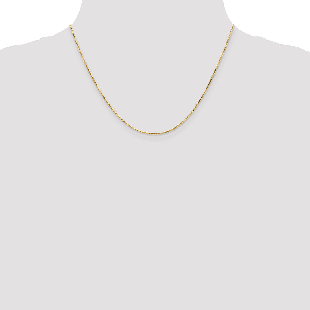 Leslies 14k Yellow Gold Diamond Cut Wheat Chain
