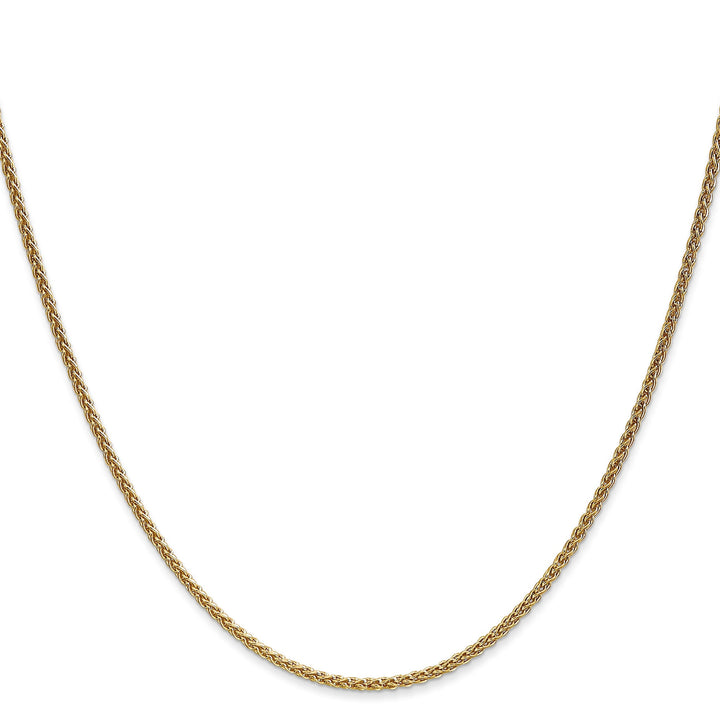 14k Yellow Gold 1.65mm Spiga Wheat Chain