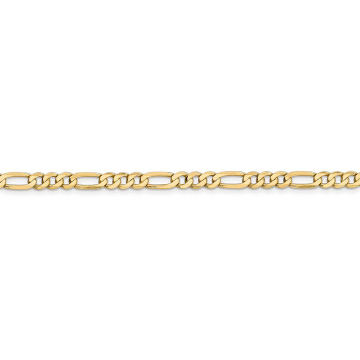 Leslie 14k Yellow Gold 4.75mm Flat Figaro Chain