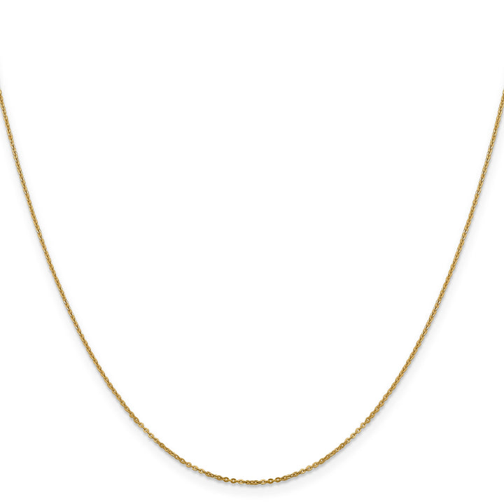 Leslies 14k Yellow Gold 1.1 mm Flat Cable Chain