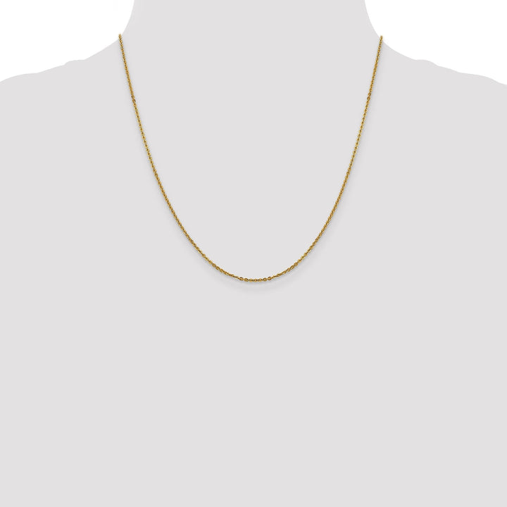 14k Yellow Gold Flat Cable Chain